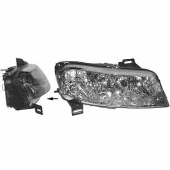 Faro derecho H7+H1+H1 hasta '03 5 puertas 1626962 Van Wezel