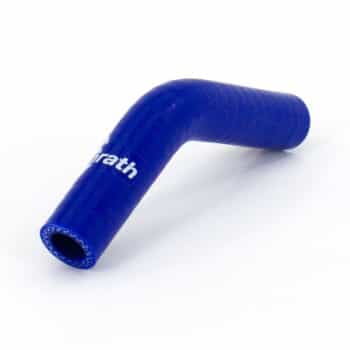 Manguera de silicona Bonrath con curva de 45 grados - Longitud: 50 mm - Ø8 mm