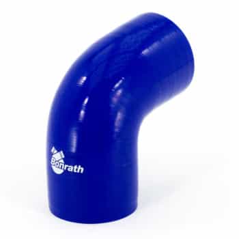 Manguera de silicona Bonrath con curva de 90 grados - Longitud: 50 mm - Ø63 mm