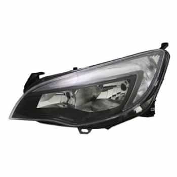 Faro izquierdo H7+H7 con motor de ajuste ahumado 3749963 Van Wezel