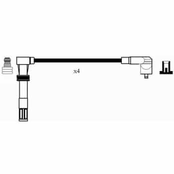 Juego de cables de bujía 0501 NGK