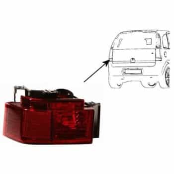 Luz antiniebla trasera izquierda 1/06+ ahumada 3782927 Van Wezel