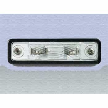 Lámpara de matrícula