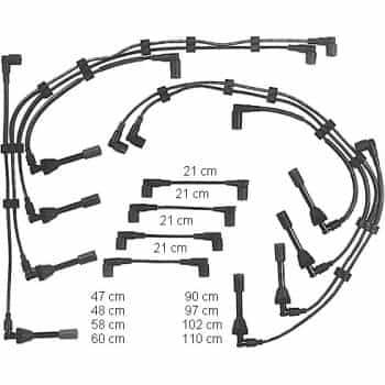 Juego de cables de bujía ZEF586 Beru