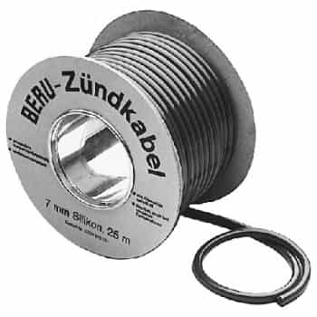 Cable de bujía rojo por metro 7MMSRED Beru