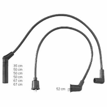 Juego de cables de bujía ZEF1409 Beru