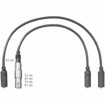 Juego de cables de bujía ZEF1222 Beru