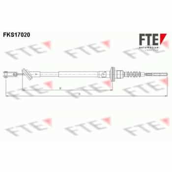 CABLE DE EMBRAGUE FTE