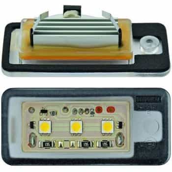 Lámpara de matrícula