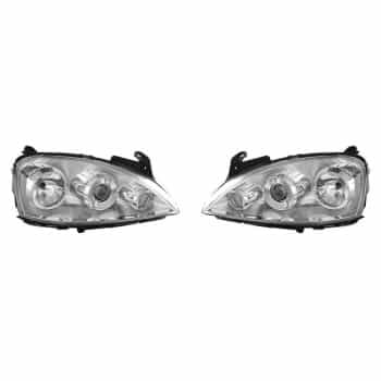 Juego de faros delanteros