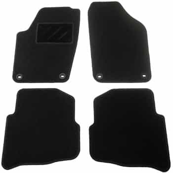 Alfombrillas de coche aptas para VW Polo 9N 2002-2007 4 piezas