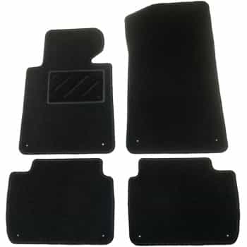 Alfombrillas de coche compatibles con BMW Serie 3 E46 1998-2004, 4 piezas