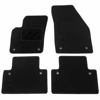 Alfombrillas de coche compatibles con Volvo S40/V50 2004-2011, 4 piezas