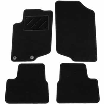 Alfombrillas de coche compatibles con Peugeot 207, 207CC 2006-2012, 4 piezas