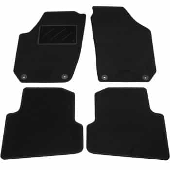 Alfombrillas de coche aptas para Skoda Fabia 2007-2013 4 piezas