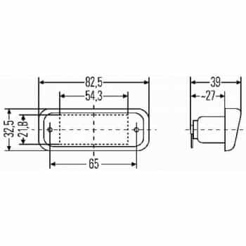 Número de matrícula 12/24V 5W 42 uds 2KA 005 049-017 Hella