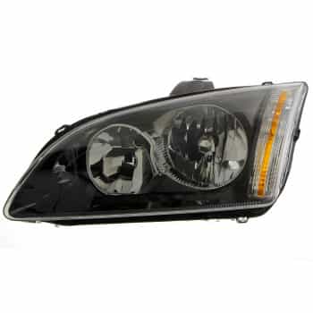 Faro izquierdo con intermitente H7+H1 Borde NEGRO 1863963 Van Wezel