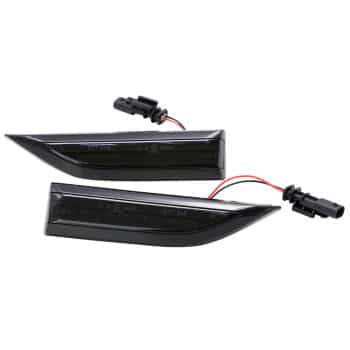 Juego de intermitentes laterales LED compatibles con Volkswagen Transporter T6 (2015-) - Ahumados - Incluye luces de cir