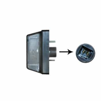 Luz de matrícula 1650940 Van Wezel
