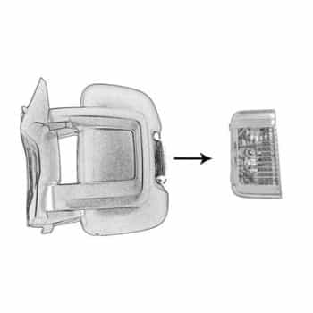 Espejo retrovisor lateral izquierdo 1651915 Van Wezel