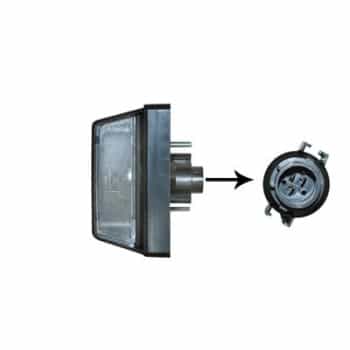 Luz de matrícula 2813920 Van Wezel