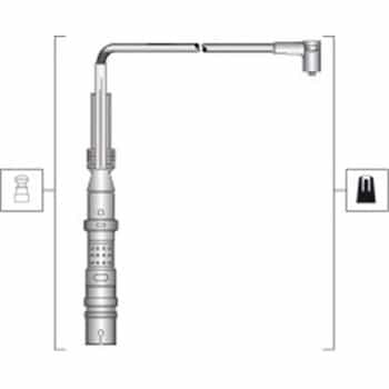 Juego de cables de bujía 941318111298 Magneti Marelli