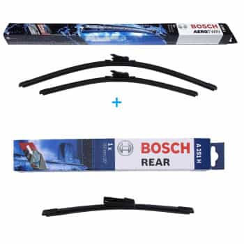 Paquete económico de escobillas limpiaparabrisas Bosch A555S + A251H