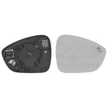Cristal de espejo, retrovisor exterior 0979838 Van Wezel
