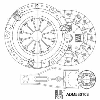 Kit de embrague ADM530103 Blue Print