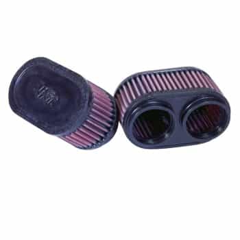 Filtro de repuesto universal K&N ovalado de 60 mm (juego de 2) (RU-2922)
