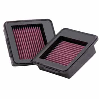 Filtro de repuesto K&N compatible con Nissan GT-R 3.8L V6 2009-2012 (2 por caja) (33-2413)