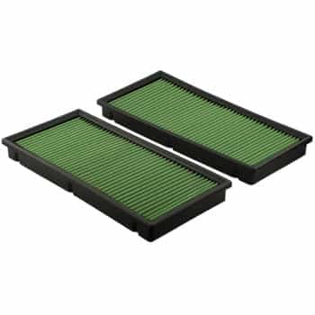 Juego de filtros de repuesto verdes