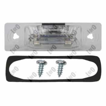 Lámpara de matrícula