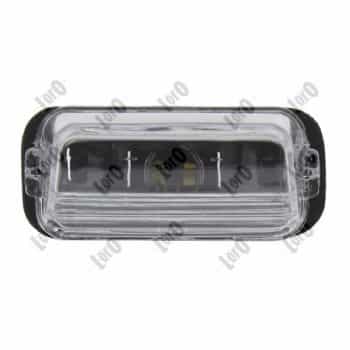 Lámpara de matrícula