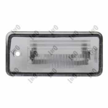 Lámpara de matrícula