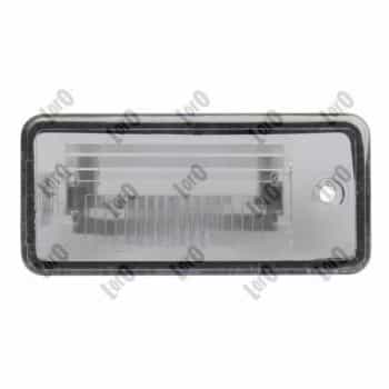 Lámpara de matrícula