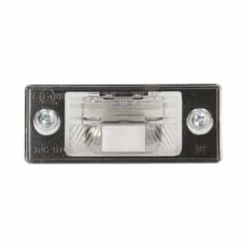 Lámpara de matrícula