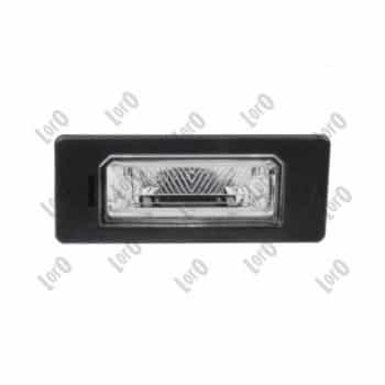 Lámpara de matrícula