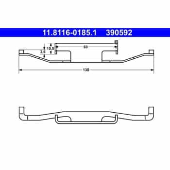 Resorte, pinza de freno