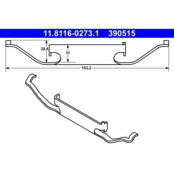 Resorte, pinza de freno