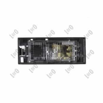 Lámpara de matrícula