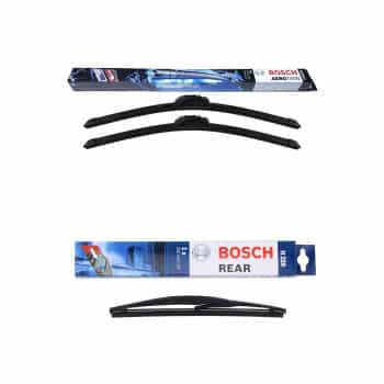 Paquete económico de escobillas limpiaparabrisas Bosch AR801S + H250