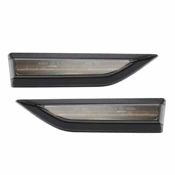 Juego de intermitentes laterales LED compatibles con Volkswagen Caddy IV 2015-2020, color ahumado, incluye D