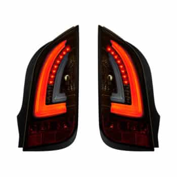 Juego de luces traseras LED compatibles con Volkswagen Up! y Skoda Citigo (2011-) - Negro/Ahumado/Dorado DL VWR99SG AutoStyle