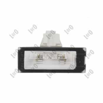 Lámpara de matrícula