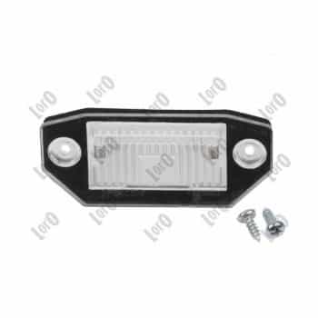 Lámpara de matrícula