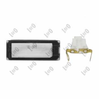 Lámpara de matrícula