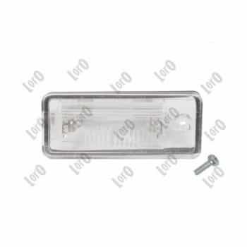 Lámpara de matrícula