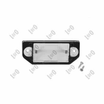 Lámpara de matrícula