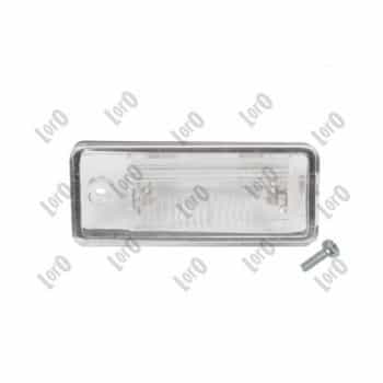 Lámpara de matrícula